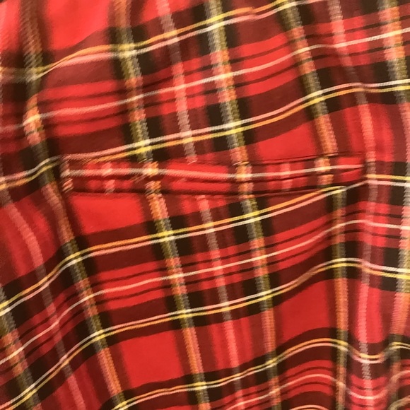 Vintage 90’s / Y2K Hot Topic Red Plaid Pants- 2X - Picture 7 of 8